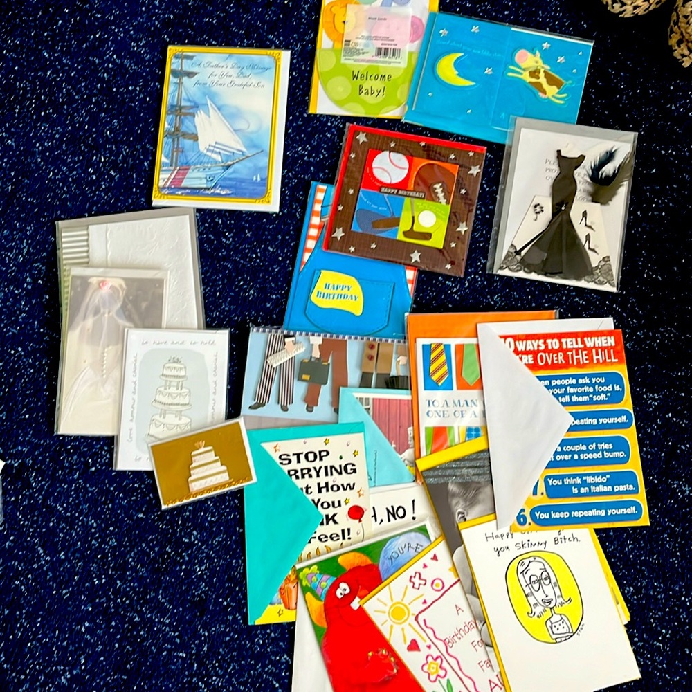 Assorted all occasion cards
